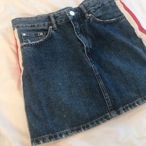 Zara denim skirt